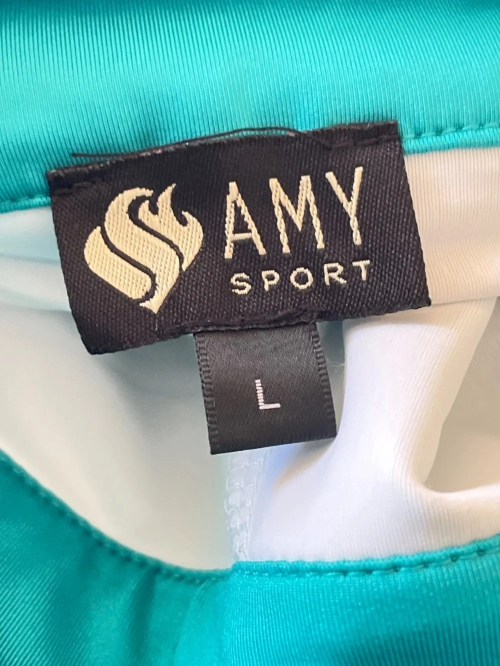 Amy Sport Ocean Green MARISA Pleated Skort Golf Skirt Size Large - NWT